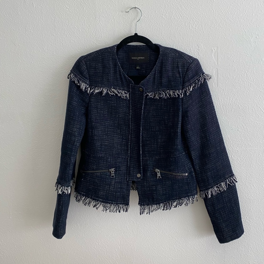 Banana republic tweed jacket